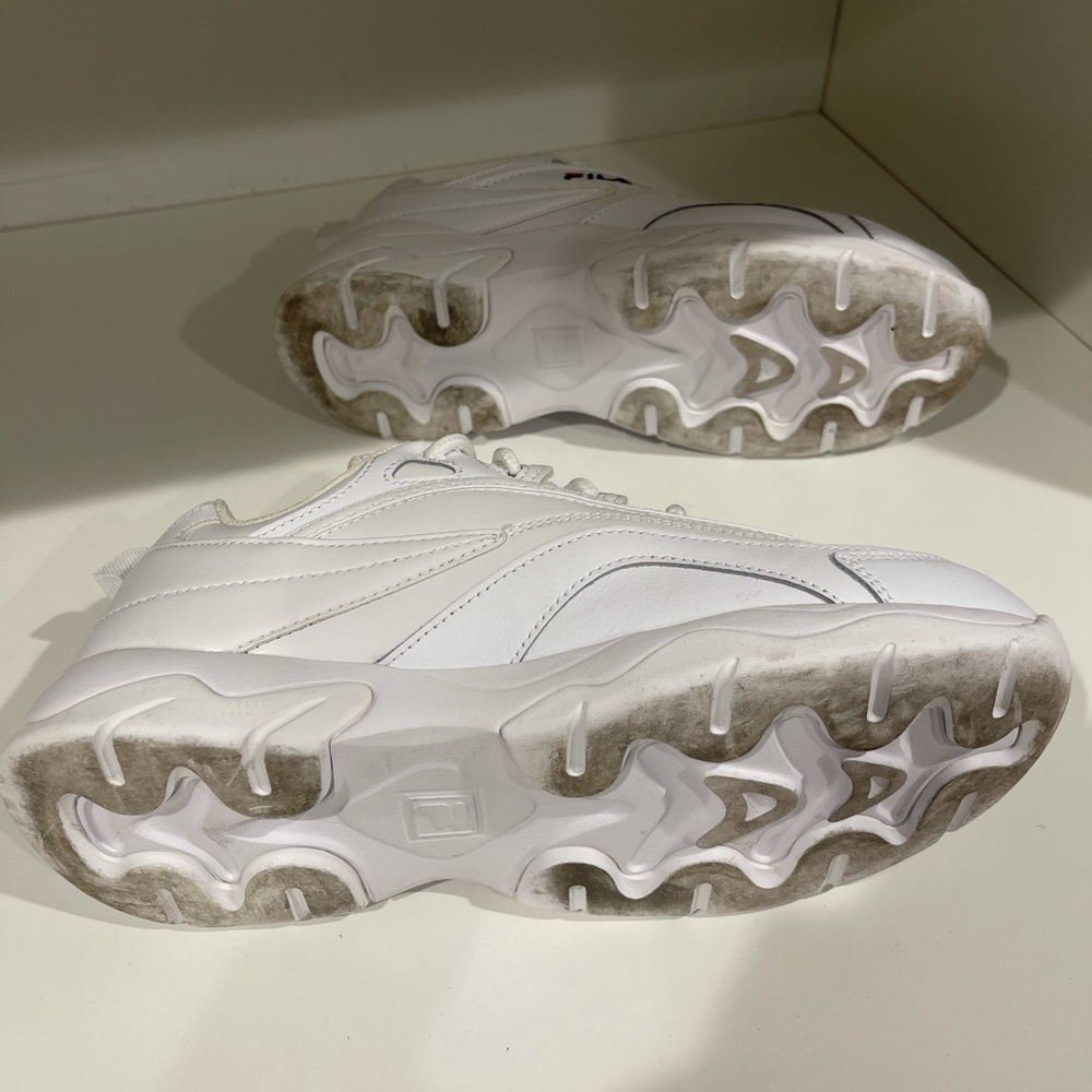 FILA Disarray White Chunky Sneaker Size 9 - Picture 5 of 6